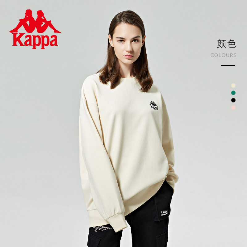 kappa卡帕套头衫情侣字母外套