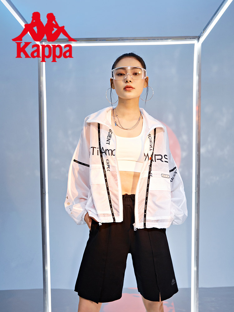 KAPPA KAPPA MARS 자켓 여성 스포츠 방풍 여름 캐주얼 스킨 자켓 카디건 탑 NEW