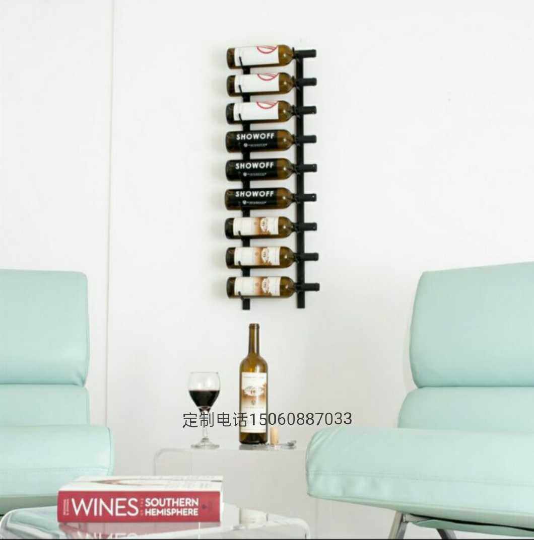 欧式简约酒柜展示架壁挂式红酒架创意酒庄酒吧家用墙壁酒架可定制,收纳整理,红酒架,淘宝优惠券,粉丝福利购,淘宝优惠卷