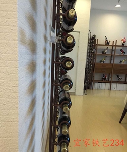 销欧式创意酒柜展示架壁挂式现代简约酒吧家用墙壁酒架可定做