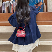 儿童包包新款 女童手提包百搭公主斜挎包洋气迷你贝壳包零钱包 时尚