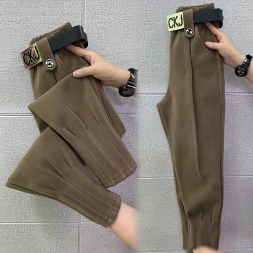 高腰百搭显瘦哈伦裤潮流