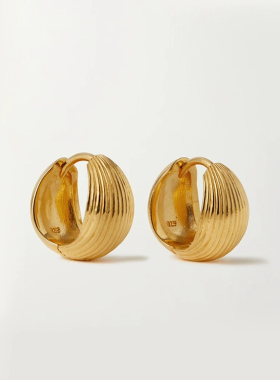 原创设计纹理感耳扣女2026新款小众高级感轻奢小耳圈S925银针耳钉