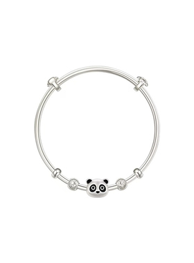 原创设计熊猫转运珠手镯女
