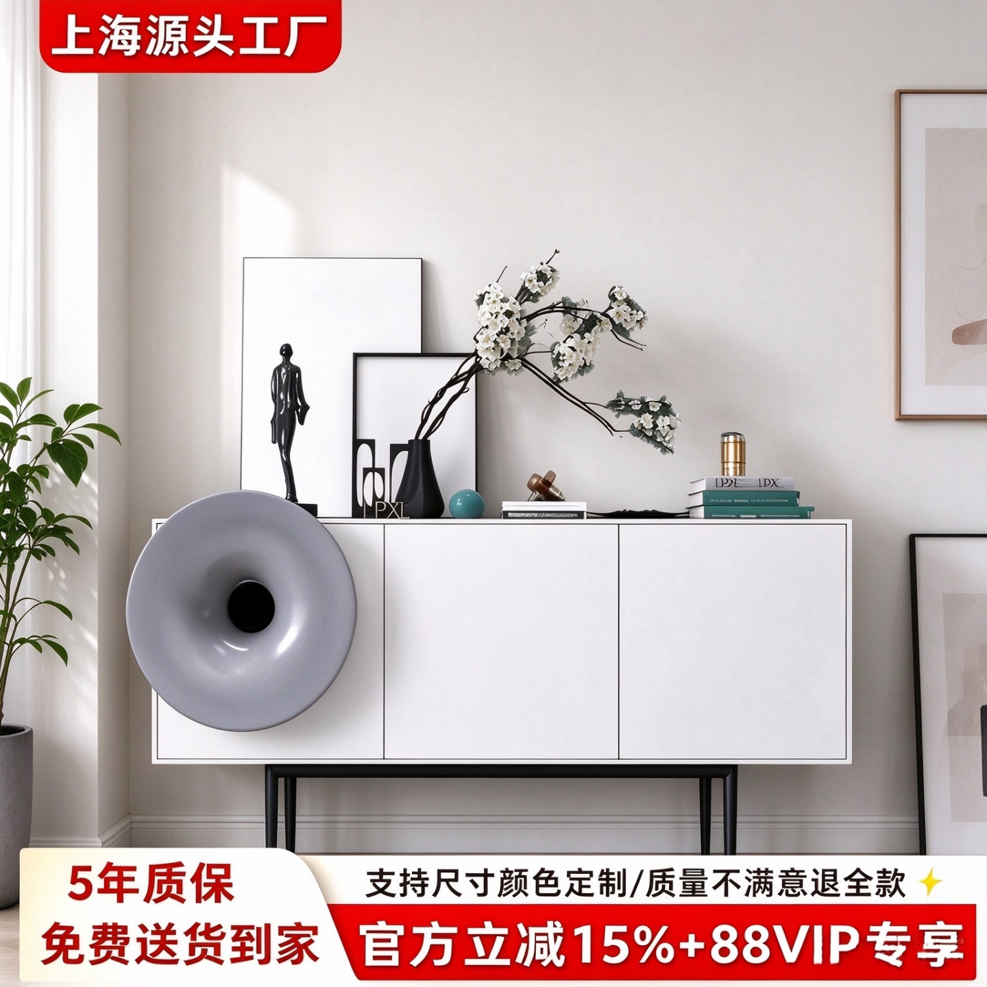 时尚意式餐边柜创意个性茶水柜钢琴烤漆沙发边柜玄关装饰柜储物柜
