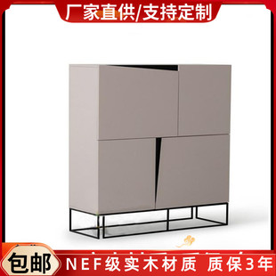 钢琴烤漆意式轻奢鞋柜家用门口玄关柜入户门厅柜储物柜收纳柜