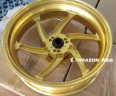 适配本田佛沙NSS350前后车轮圈锻造轮毂摩托CNC铝合金轻量化改装