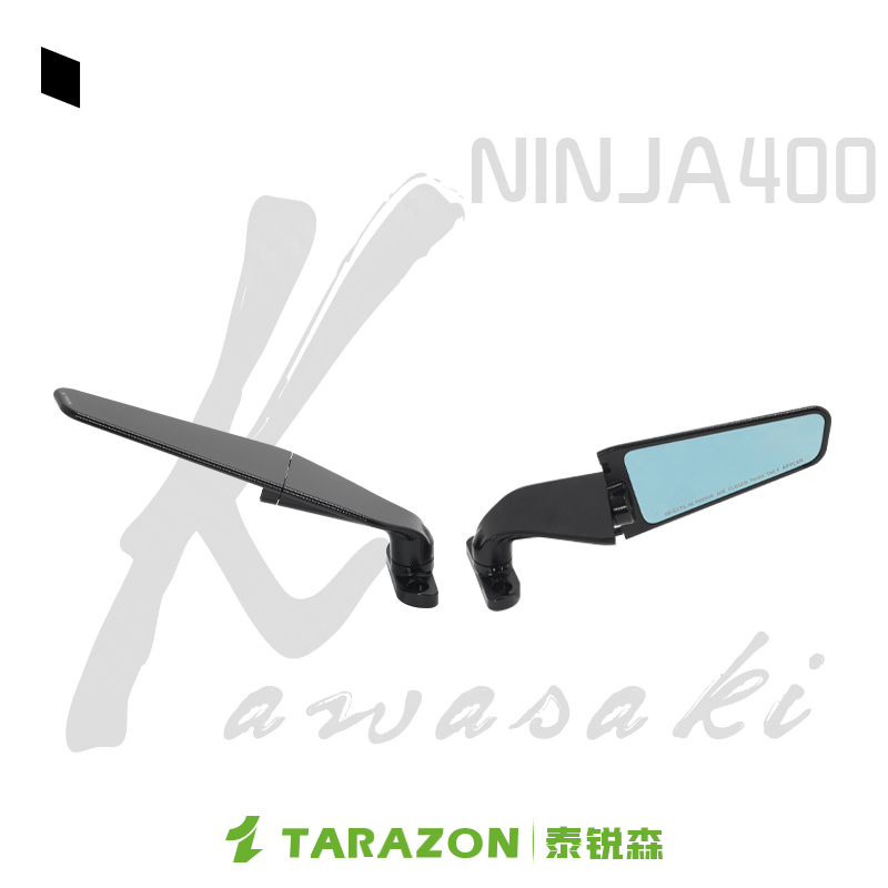 TARAZON适配川崎ninja400/1000刀锋后视镜ZX6R定风翼反光镜