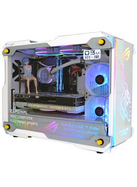 组装电脑台试机 INTEL B760 i5-13600KF M-ATX12GB RTX4070Ti显卡