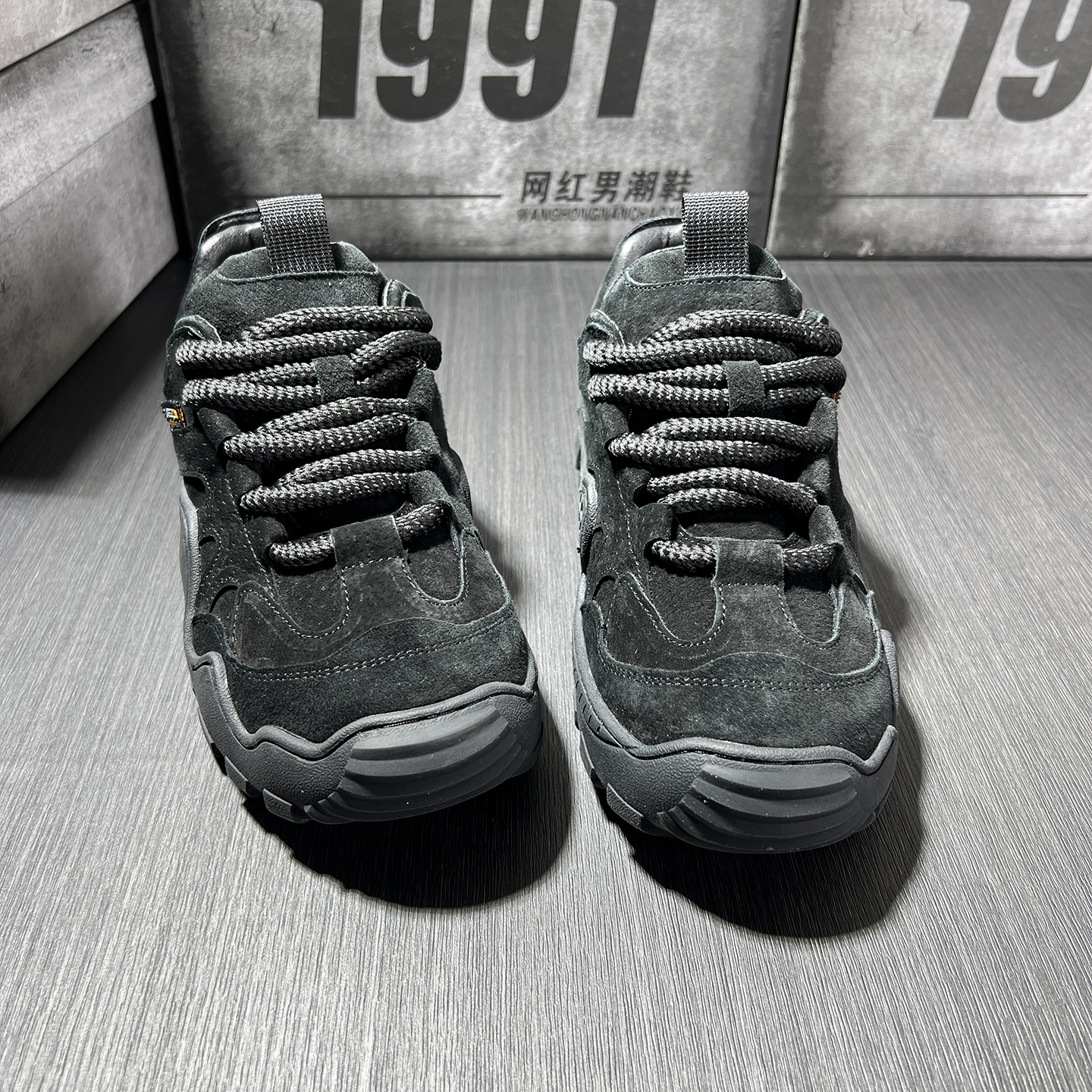 2025新款秋季男鞋厚底增高休闲板鞋韩版百搭潮流男士运动复古潮鞋