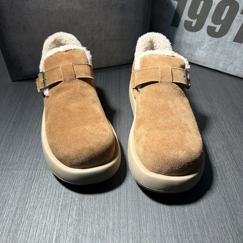 冬季加绒保暖毛绒勃肯鞋雪地靴