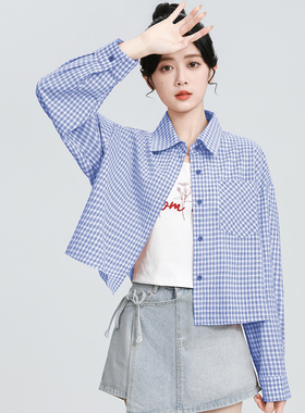女装纸样K267春款长袖衬衣立领外套恤衫上衣服装裁衣图纸裁剪纸板