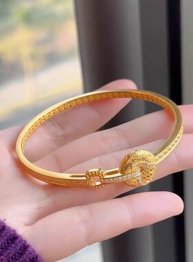 小众复古轻奢立体设计中古拉丝牛角包戒指意大利镶钻编织羽毛指环