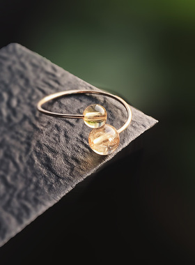 天然黄水晶招财显白好看