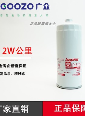 LF16175带六角螺母东风天龙大力神雷诺发动机机滤D5000681013