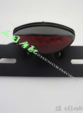 Steed VLX铁马400火神太子车改装LED后尾灯刹车牌架后排灯后牌灯