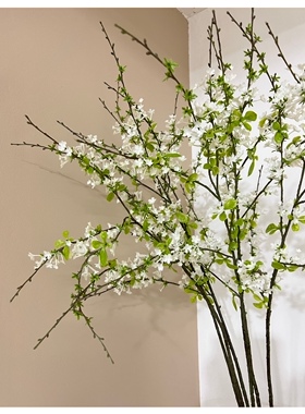 雪柳仿真花假花客厅客厅
