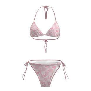 爱心性感比基尼三点式 bikini温泉度假 泳衣女温泉度假沙滩分体泳装