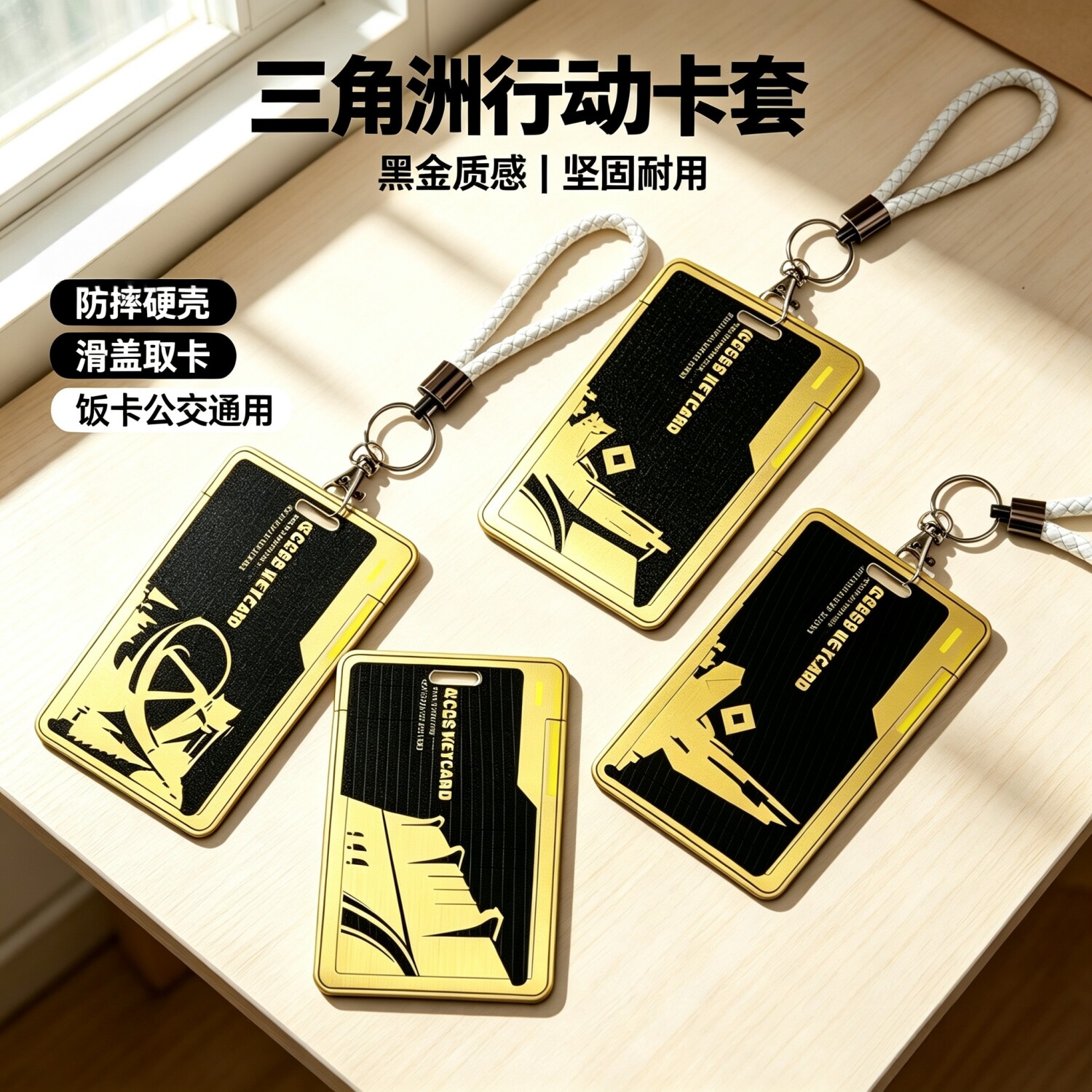 ins风滑盖三角洲总裁室卡套