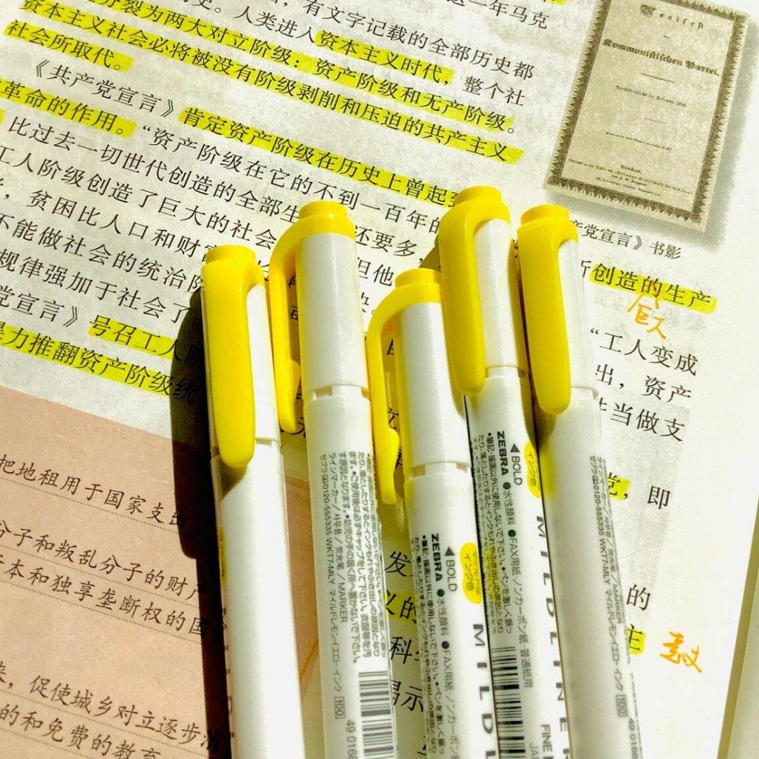 ZEBRA斑马荧光笔淡色手账双头图片