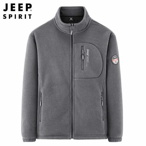 男士加厚休闲抓绒卫衣JEEPSPIRIT
