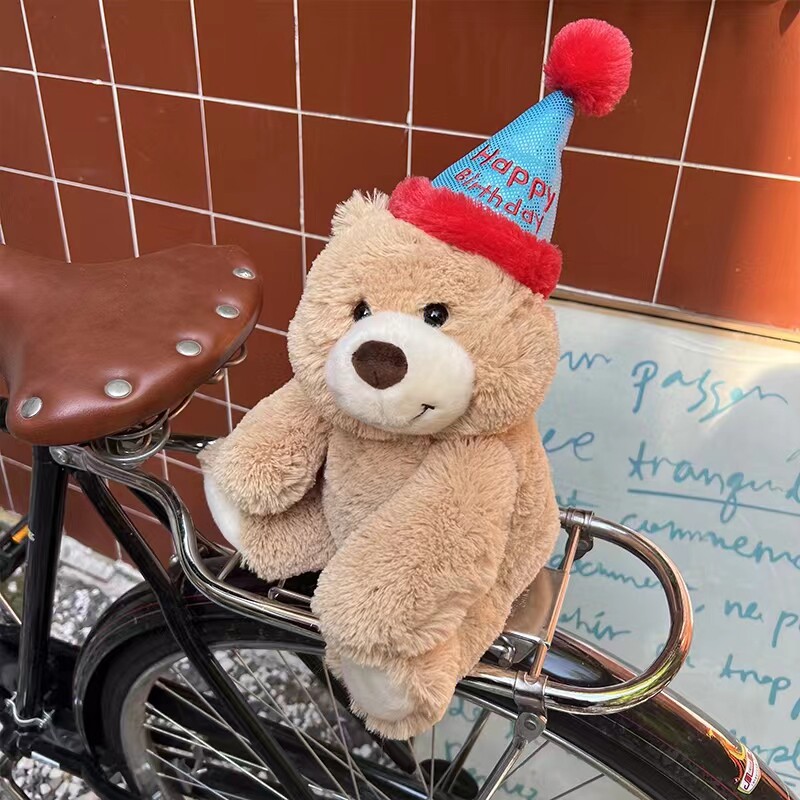可爱泰迪熊生日快乐小熊玩偶毛绒玩具娃娃公仔抱枕送女生闺蜜礼物
