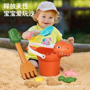 百乐森新款 沙滩玩具全套挖沙铲小推车沙滩桶海边玩沙戏水工具摆摊