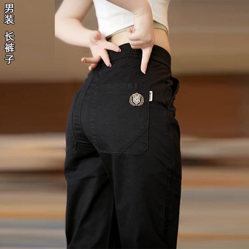 多口袋裤子男秋冬季耐磨高弹工装裤男直筒裤子新款百搭修身休闲裤,男装,休闲裤,淘宝优惠券,粉丝福利购,淘宝优惠卷