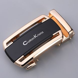 新款男士皮带扣头单卖高档裤腰带头卡子自动扣皮带头3.5cm不掉色