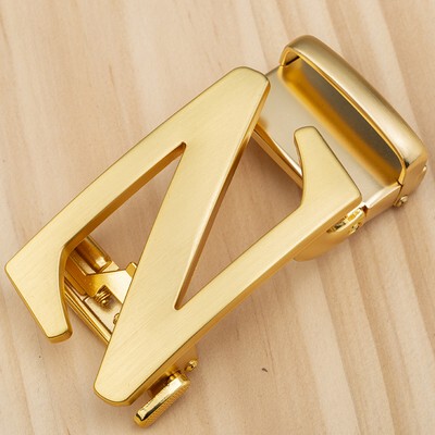 皮带头男款卡扣休闲高档合金自动