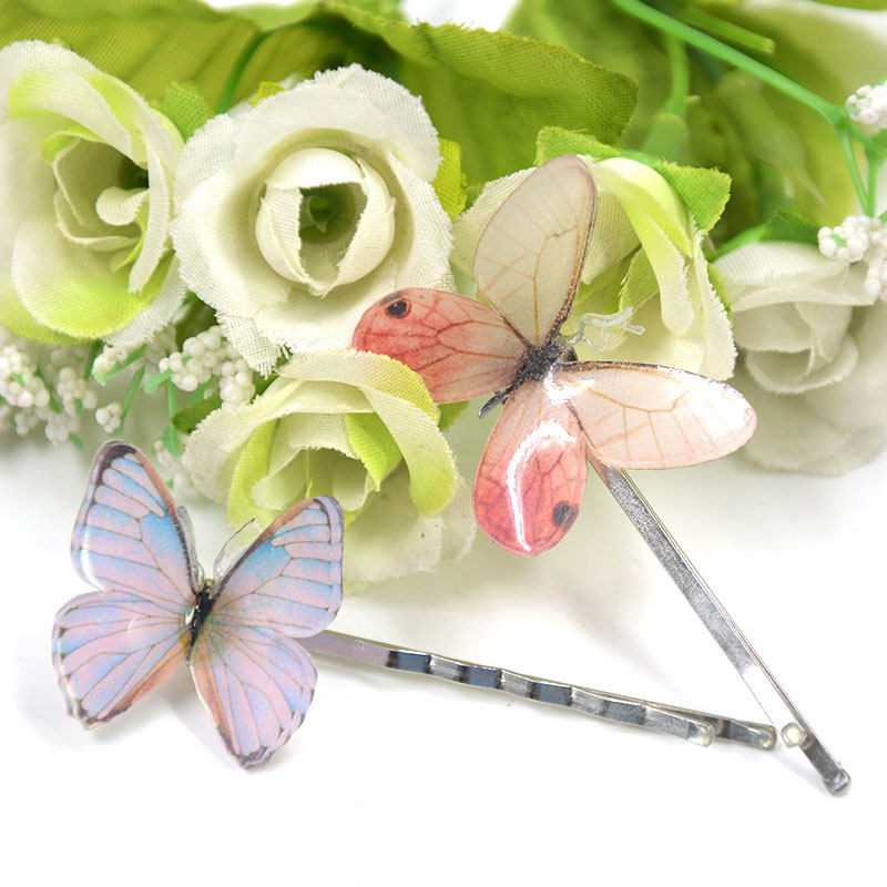 热缩片diy手工饰品软陶泥配件别针发夹耳钉钥匙扣材