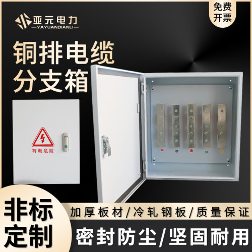 电缆铜排分支箱 低压矿物质楼层T接配电箱绝缘转接分线接线插接箱