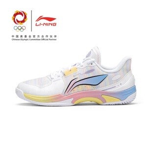 透气舒适比赛运动鞋 李宁正品 奇袭2代男女同款 羽毛球鞋 AYTV013 新款