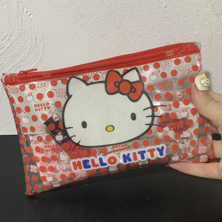 化妆包50周年卡包透明拉链袋