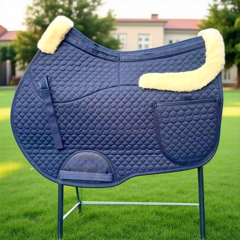 英式马鞍垫透气羊毛垫