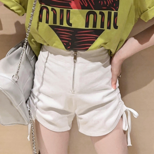 薄款 子短裤 洋气时尚 白色中大童女孩热裤 女童夏季 街舞儿童休闲裤 裤