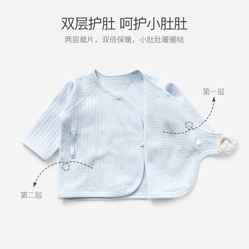 NEWBORN BABY CLOTHES AUTUMN AND WINTER WARM NEWBORN COTTON 0 MONK 3 MONTH SPLIT BASE AUTUMN CLOTHES BABY UNDERWEAR SET