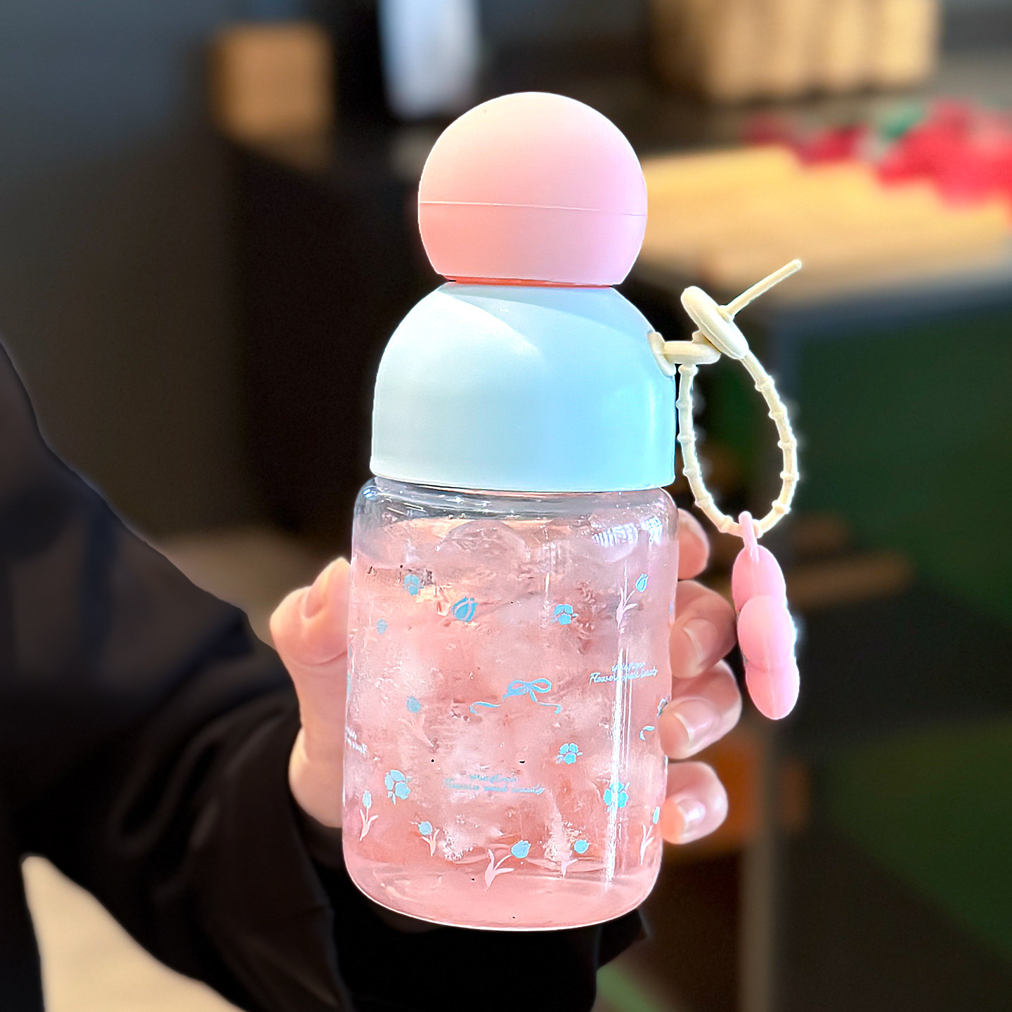 玻璃杯女高颜值耐高温可爱水杯2025新款学生上学专用办公泡茶杯子,餐饮具,玻璃杯,淘宝优惠券,粉丝福利购,淘宝优惠卷