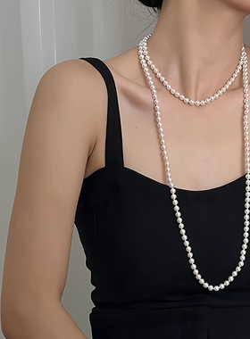 120CM强光正圆施家珍珠项链