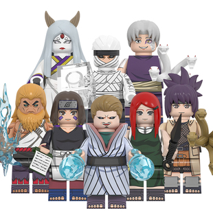 兼容国产木叶忍者积木人仔药师兜野原琳三代目雷影WM6154拼装玩具