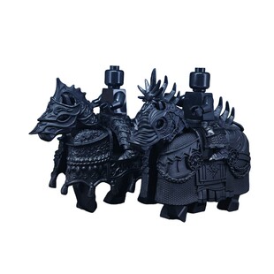 中古战马高文坐骑兰斯洛特战马第三方拼装积木人仔玩具