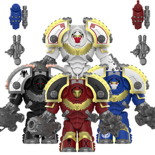 适用乐高战锤40k星际战士DY756-759土星终结者拼装积木人仔玩具