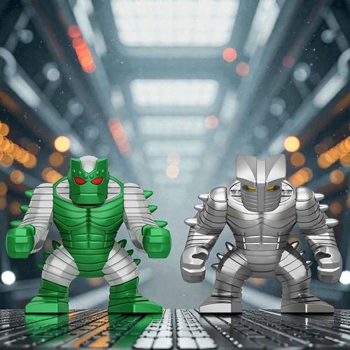 适用乐高积木人仔反派毁灭博士机器人超级英雄神奇四侠拼装玩具