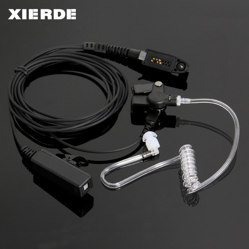 适配摩托罗拉对讲机GP344plusGP688plusGP388空气导管耳挂式耳机