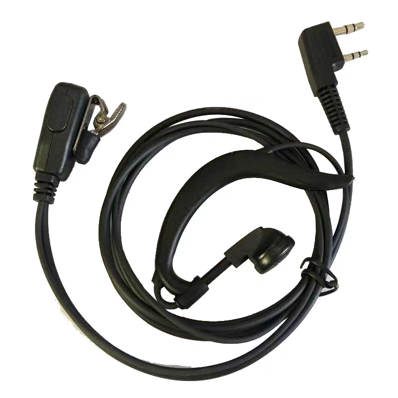 宝锋泉盛万华远通驰尔达特易通对讲机耳机麦耳挂入耳式通用型K头