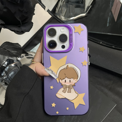 小众iPhone12苹果13创意华为NOVA15彩银硬小米17ULTRA适用16PLUS高级感14ProMax卡通ins风手机壳晴天娃娃周深