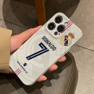 足球队皇马西C罗7号OPPOa97菲林iPhone16plus手机壳硬苹果15华为mate60荣耀90VIVOx100Ultra适用小米15一加13