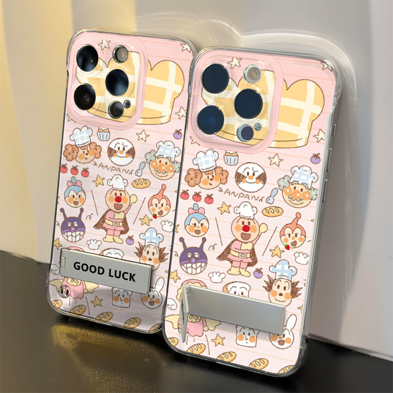 iPhone12高级感荣耀MAGIC7面包超人OPPOfindx8硬neo10适用16pro无边框15超薄14promax手机壳带支架苹果13透明