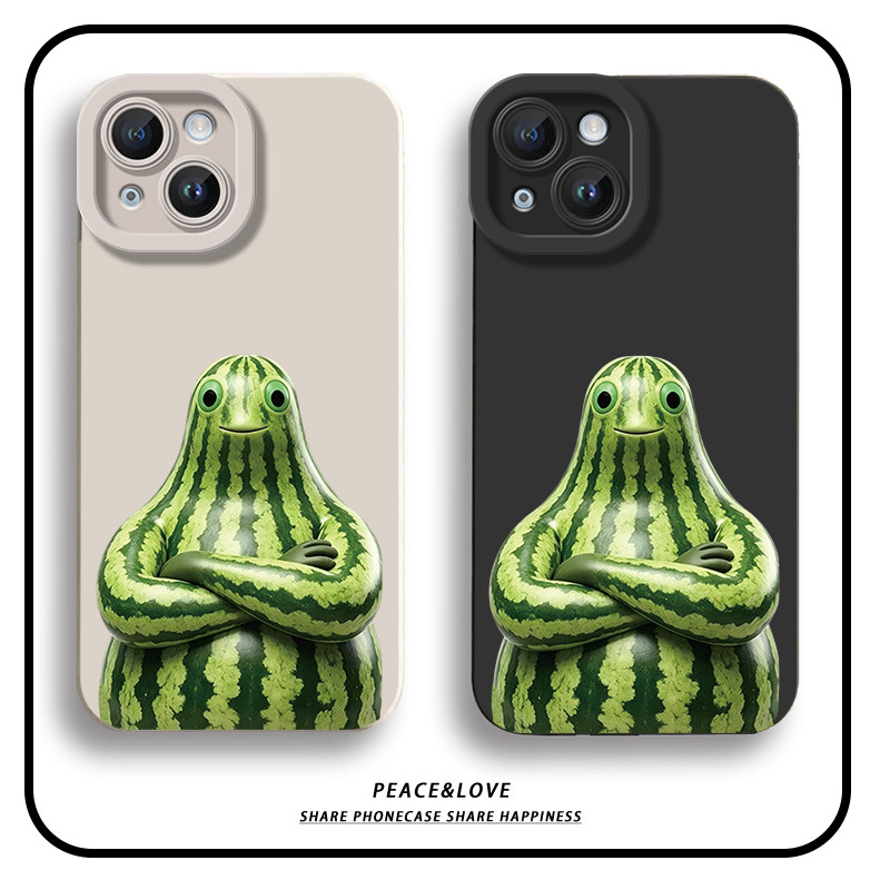 17ProMax瞳眼苹果13西瓜奶龙红米Note14可爱iPhone15卡通华为PURA90PRO适用16Plus恶搞一加ACE6Ultra手机壳软