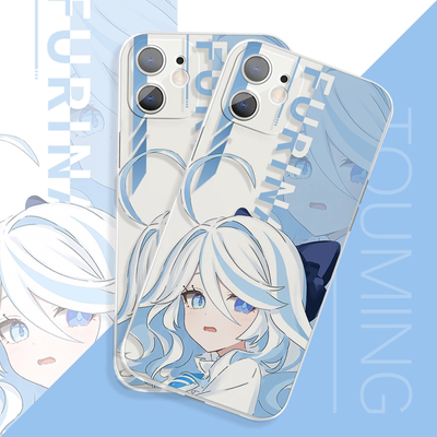 荣耀x60i创意芙芙宁娜少女iQOO10手机壳软苹果14plus适用华为mate60VIVOx90s二次元OPPOa57一加ace3pro小米14